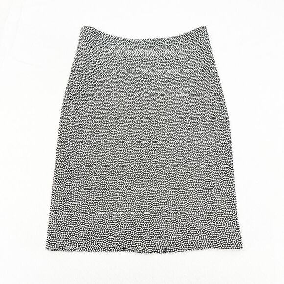MM La Fleur Patterned Pencil Skirt Woven Poka Dot Size 8 - Picture 1 of 6